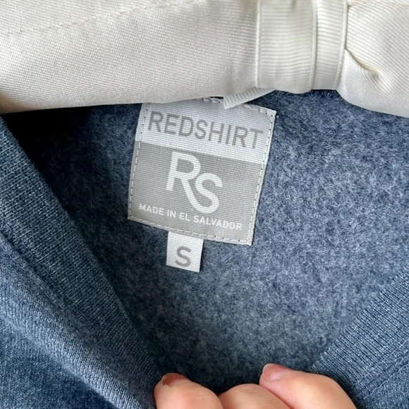 Sweatshirt Crewneck Drexel University Blue White Logo by RedShirt Size Small - Picture 7 of 13